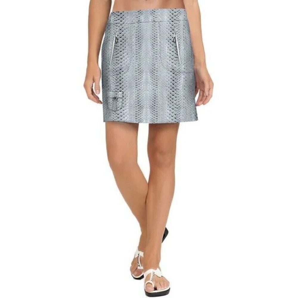 Jamie Sadock Golf Skort Womens Size 16 Snake Print Skirt Tennis Athletic Pockets